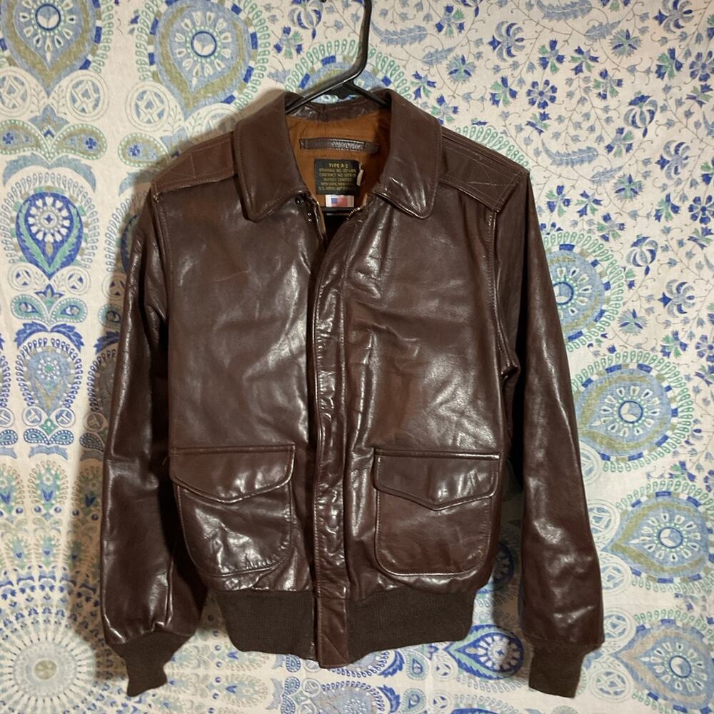 Vintage Avirex Type A-2 US Army Air Force Flight Jacket